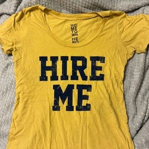 Fun Hire me shirt! Perfect for Halloween